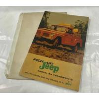 Manual Original Pick-up Jeep F-75 60 61 62 63 64 3 Marchas comprar usado  Brasil 