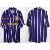 Camisa Oficial Futebol Manchester City Inglaterra Umbro 1992 comprar usado  Brasil 