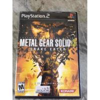 Metal Gear Solid 3 Snake Eater Original P/ Playstation 2 Ps2 comprar usado  Brasil 