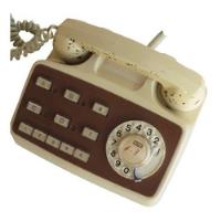 Usado, Telefone De Disco Pabx Antigo Gte Telequipo Relíquia comprar usado  Brasil 