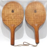 Usado, Par De Raquete Antiga Madeira Ping Pong Metalplas Anos 70 comprar usado  Brasil 