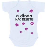 Usado, Roupa De Bebê Body Personalizado Frases Divertidas Dinda comprar usado  Brasil 