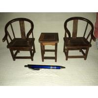 Miniatura Cadeiras E Mesinha Antigos Bambu Veja 9 Fotos comprar usado  Brasil 