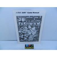 Pacman Jr - Só O Manual Original Do Jogo Do Atari - Loja Rj comprar usado  Brasil 