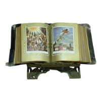 Usado, Bíblia Sagrada Luxo Com Suporte Em Bronze Lt 05 comprar usado  Brasil 