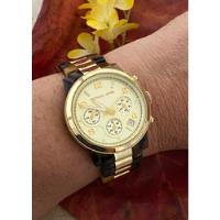 Relógio Cronógrafo Michael Kors Runway Gold Original, usado comprar usado  Brasil 