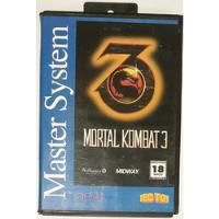 Master System - Mortal Kombat 3 - Completo - Raridade comprar usado  Brasil 