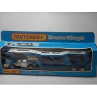 Miniatura Matchbox Superkings K-10 Car Transporter Com Caixa comprar usado  Brasil 