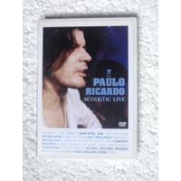 Dvd Paulo Ricardo - Acoustic Live / Com Encarte Original comprar usado  Brasil 