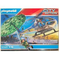 Playmobil 70569 Helicóptero E Pára-quedista Misb Paraquedas comprar usado  Brasil 