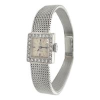 Relógio Omega Feminino Em Ouro 18k Branco Diamantes Lindo, usado comprar usado  Brasil 