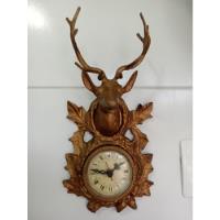 Relógio Cabeça De Cervo Em Bronze Junglans #109440 comprar usado  Brasil 