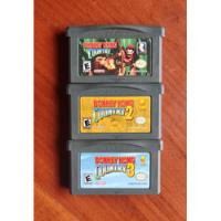 Usado, Lote Trilogia Donkey Kong Country Original Game Boy Advance comprar usado  Brasil 