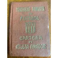 Usado, Carteira Federação Paulista De Futebol 1949 Antiga Usada Fpf comprar usado  Brasil 