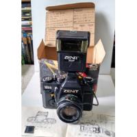 Câmera Fotografica Zenit 12xs + Flash 300 Xp = Ver Descrição comprar usado  Brasil 