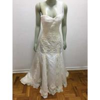 Vestido De Noiva Off White Tamanho P Pedraria Otimo Estado comprar usado  Brasil 