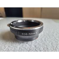Adaptador Lente Canon Eos P/ Corpo Nikon 1 Mirrorless J1 V1 , usado comprar usado  Brasil 
