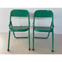 Cadeira De Lata Infantil Verde 2 Unidades Usado, usado comprar usado  Brasil 