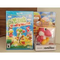 Yoshis Wooly World + Amiibo Lacrados Nintendo Wii U Original comprar usado  Brasil 
