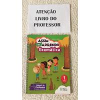 Livro Assim Eu Aprendo Gramatica 1 Manual Do Professor comprar usado  Brasil 