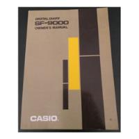 Usado, Manual Agenda Digital Casio - Digital Diary Sf-9000 comprar usado  Brasil 