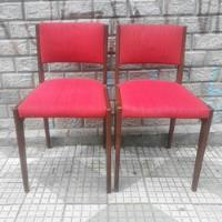 Usado, Par De Cadeiras Antigas Pé Palito Em Madeira Sucupira comprar usado  Brasil 