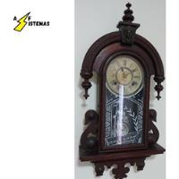 Promoção Relógio Parede Pendulo Ansonia New York Antiguidade comprar usado  Brasil 