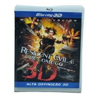 Dvd Blu Ray 3d Resident Evil 4 Recomeço  comprar usado  Brasil 