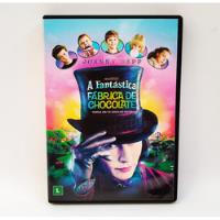 Dvd Filme A Fantástica Fábrica De Chocolate Johnny Depp comprar usado  Brasil 