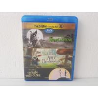 Blu Ray 3d Frankenweenie, Alice País, Estranho Mundo Jack  comprar usado  Brasil 