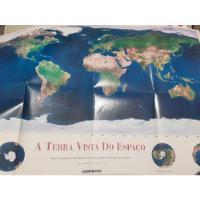 Mapa A Terra Vista Do Espaço Folha De Sp comprar usado  Brasil 