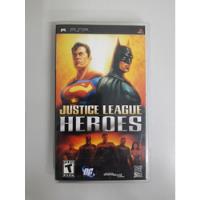 Justice League Heroes Psp Midia Física Original Com Manual comprar usado  Brasil 