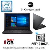 Usado, Notebook Dell I5 7ª Geração 8gb Ddr4/ Ssd /com Garantia + Nf comprar usado  São Paulo