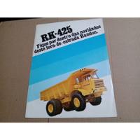 Usado, Folder Catálogo Randon Rk-425 Caminhão Fora De Estrada 28x21 comprar usado  Brasil 