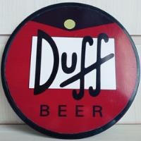 Quadro Decorativo Vintage Em Disco De Baquelite Duff Beer  comprar usado  Brasil 