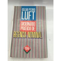 Livro Dicionário Prático De Regência Nominal Ática L5880 comprar usado  Brasil 