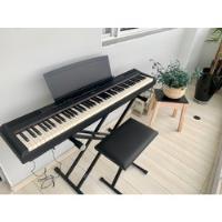Piano Digital Yamaha P115 Preto + Capa + Pedal+estante+banco, usado comprar usado  Brasil 