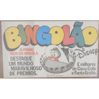 Pôster Pequeno Bingolão Disney - Original Da Época, usado comprar usado  Brasil 