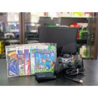 Xbox 360 Slim 04gb Lt Preto Kinect/02controles/05 Jogos Físicos   comprar usado  Brasil 