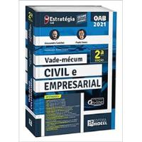 Livro Vade Mecum Civil E Empresarial Estrategia Oab 2021 - Alessandro Sanchez [2021] comprar usado  Brasil 