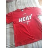 Camiseta Nba Miami Heat Dwaine Wade M, usado comprar usado  Brasil 