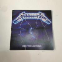 Cd- Metallica ( Ride The Lightning, Nacional ) comprar usado  Brasil 