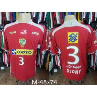 Camisa Brasil Futsal Goleiro De Jogo Topper #vermelha #3 comprar usado  Brasil 