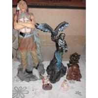 Estatuas Indio/aguia, Arcanjo Miguel Kuan Yin Lashmy Hindu comprar usado  Brasil 