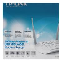 Tp-link 300mbps Wireless Vdsl2 / Adsl Modem Router T-w9970 comprar usado  Brasil 