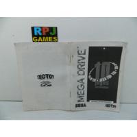 Só O Manual Do Sega Top Ten 10 Original Tectoy P/ Mega Drive, usado comprar usado  Brasil 