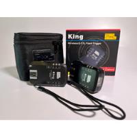 Radio Flash Pixel King E-ttl Canon 1 Transmissor 1 Receptor comprar usado  Brasil 