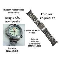Usado, Pulseira De Aço Relógio Citizen Aqualand 5810/5812-prata.01 comprar usado  Brasil 