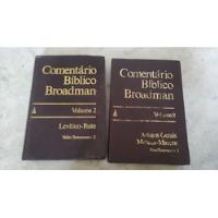 Livros Comentário Bíblico Broadman Vol 2 E 8 comprar usado  Brasil 