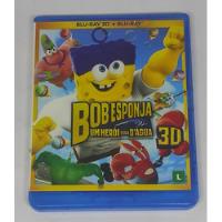 Bob Esponja Um Herói Fora D Água - Blu Ray 3d + Blu Ray  comprar usado  Brasil 